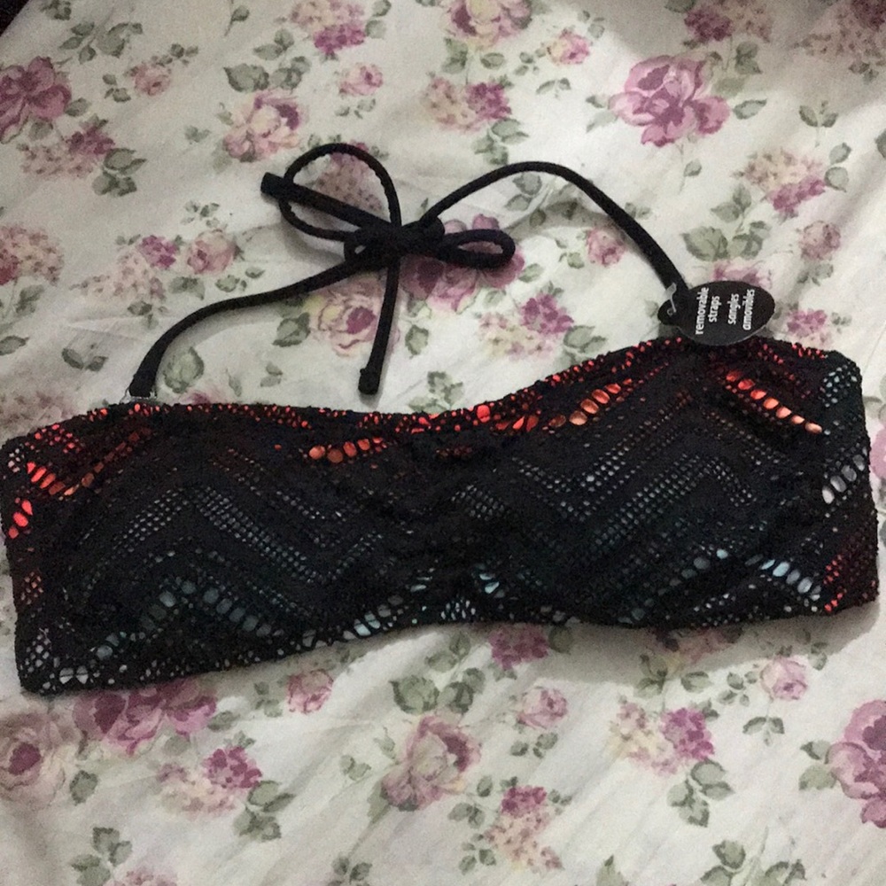 George | Ombré Lace Halter Bandeau Bikini Top